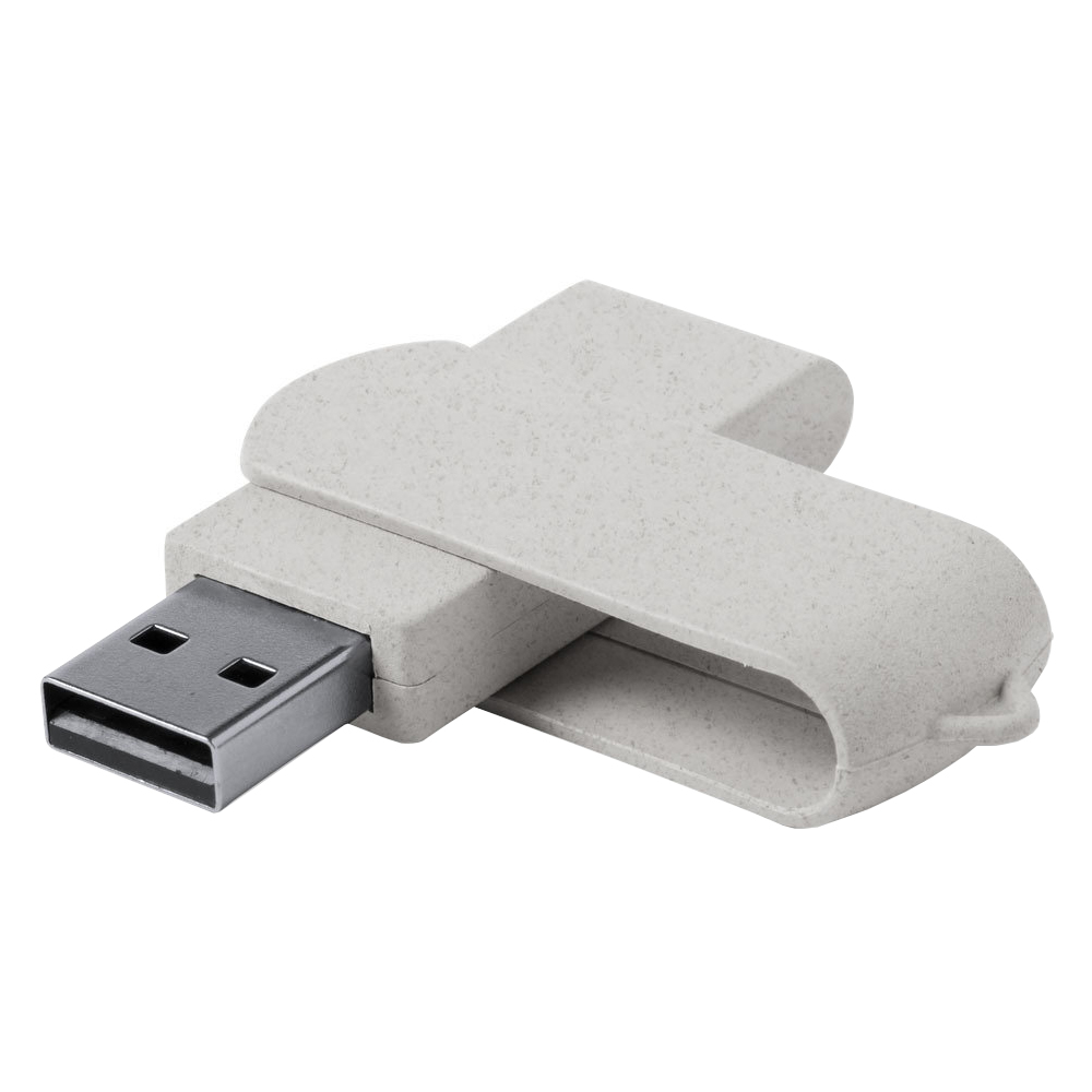 USB-stick van tarwestro | Eco geschenk