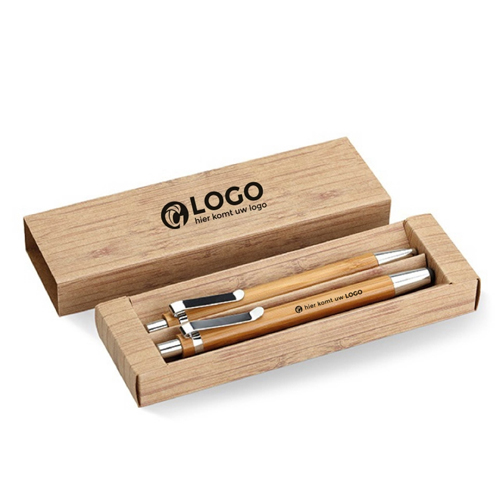 Bamboe pennenset | Eco relatiegeschenk